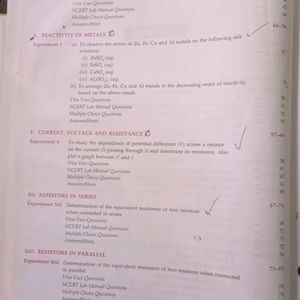 Class 10 Science Practical Book (Very less Used)