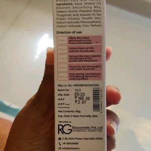 Namyaa's Hair Removal Cream