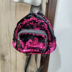 Sequin Backpack Style Purse