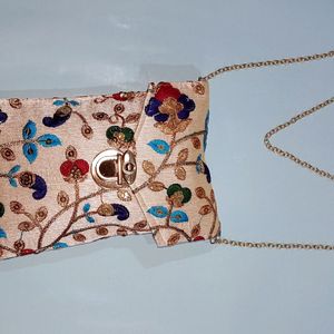 Combo Of Party Bag With Unique Mobile Sling Ba