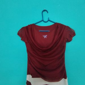 Maroon Top