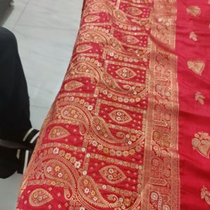 Silk Saree With Beautiful Aanchal