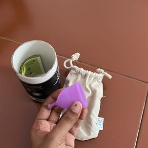 Pee Safe Menstrual Cup With Sterilizing Container