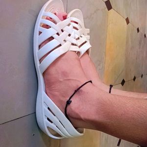 Crocs Dupe White Sandals