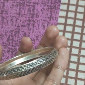 Pure silver Unisex Kada 30 Gm