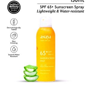 ASAYA 65 + spf pa++++ sunscreen mist