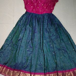 Pure Kanchi Pattu Lang Kurta