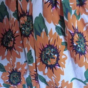 Sunflower Print Dress