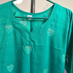 Gorgeous Sea Green Shinning Kurta