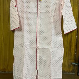 Aurelia Pink Cotton Kurti