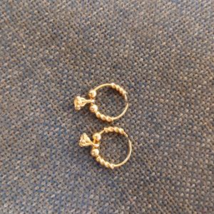 Golden Adjustable Small Earrings Set