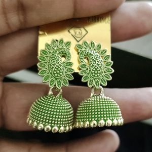 Peacock 🦚 Design Jhumka