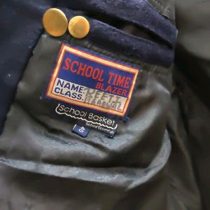 School Coat In New Condition Navy Blue Colour