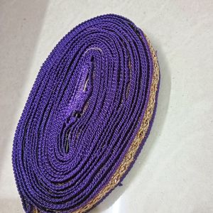 2 Cm Purple Saree Lace Of 6 Mts