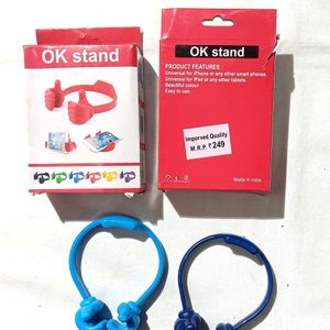 SET OF 2 MOBILE STAND