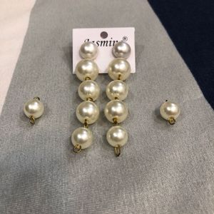 Pearl Earrings For Women/girls