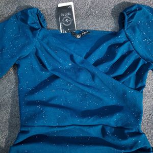 Women Bodycon Blue Dress