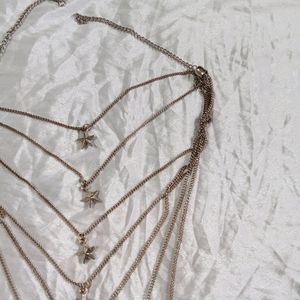 Silver Layered Neckpiece