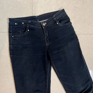 Black Charcoal Denim Jeans