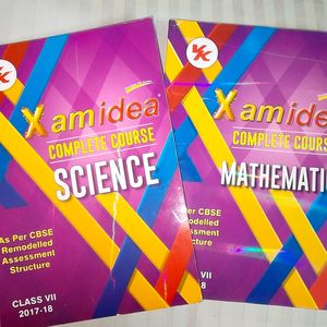 Combo Class 7th Xam Idea Mathematics and Science