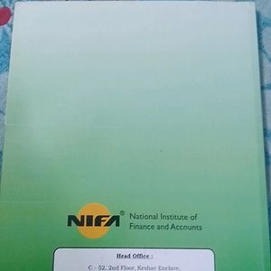 Books NIFA  Accounts