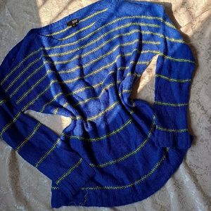 Blue Casual Sweater #womanwear #sweater #tops