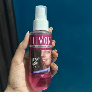 Livon Shake And Spray Heat Protection Frizz Free