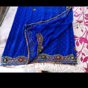 Heavy New Saree Included Blouse Piece.