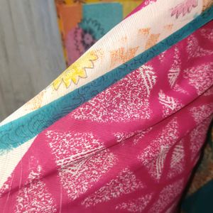 Multicolored Daily Use Saree