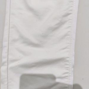 White Skinny Fit Denim For Women Girls