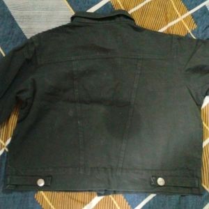 Denim Jacket Black Colour