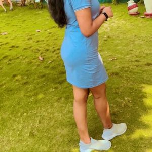 Blue Tshirt Dress