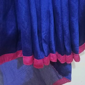 Navy Blue Saree