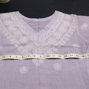 Chikankari Cotton kurta set