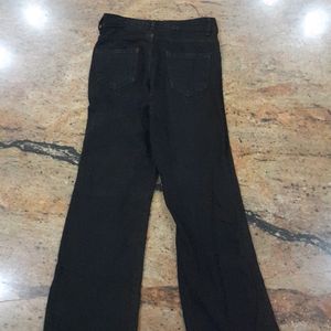 Wide Leg Black Jeans