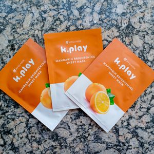 MyGlamm K.Play Mandarin Brightening Sheet Mask