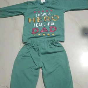 Tack N Tshirt Set For Baby Boy