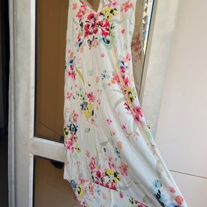 H&M Original Branded Flower Print Dress For Women