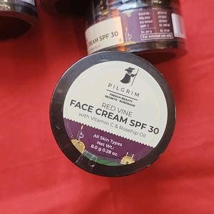 Combo Of 5 Pilgrim Red Vine Face Cream