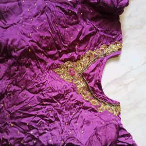 Purple Saree