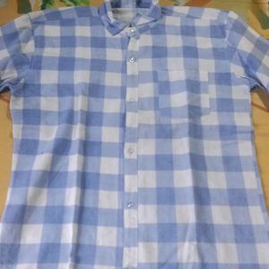 Blue Colour Check Shirt