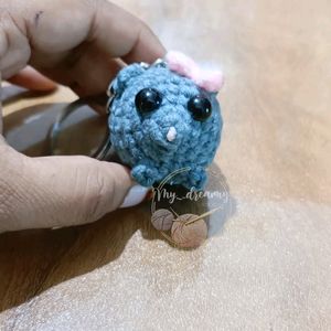 Amigurumi Hamster Keychain/charm(1)