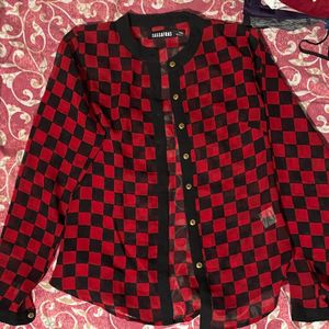 Sassafers Red & Black Shirt