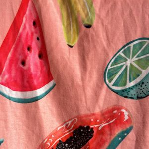 Oversized Summer Clothes Essential Fruit Tee