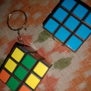 Cube Key Chain/Ring🤓