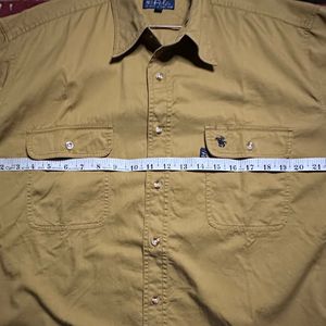 Le Polo Mustard Cotton Shirt