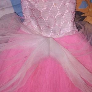 Pink Baby Girl Gown