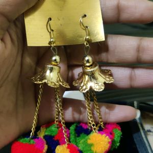 Colourfull Pom-pom Earrings