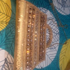 GOLDEN Stone Clutch