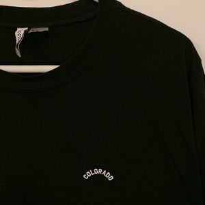 h&m oversized black tshirt